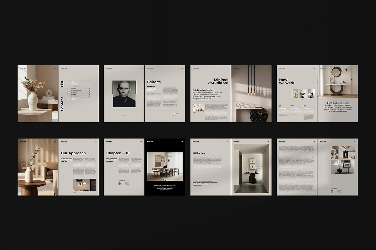 Minimal Editorial Book Layout -Canva, a Magazine Template by TemplateFolio-Shop (Photo 21 of 24)