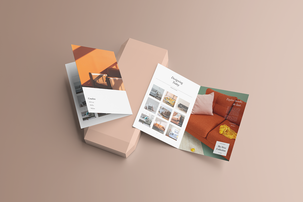 A4 Bifold Brochure Mockup Bundle 61, a Books & Magazine Mockup by Graphicuss (Photo 2 of 5)