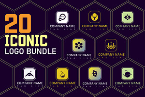 20 Iconic Logo Bundle