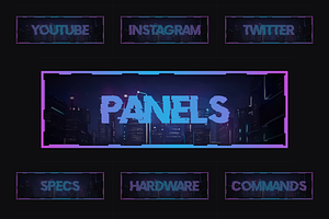Glitch | 18 Twitch Panels