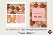 Patchwork Quilt and Bed Linen Mockup, a Household Mockup by Ciranda Design (Thumbnail 7 of 10)