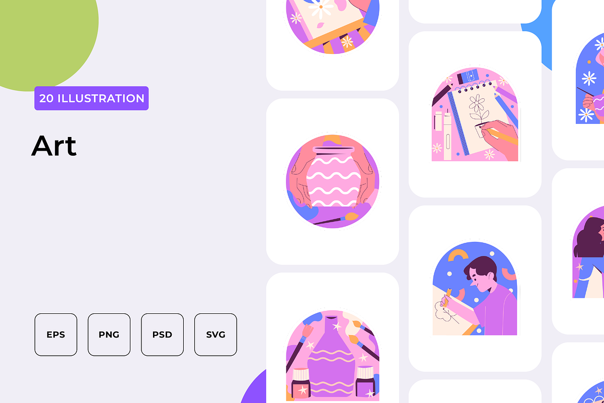 Art Illustration, an Outline Icon by Wencory (Photo 1 of 2)