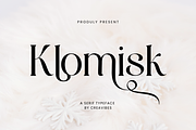 Klomisk - Serif Font, a Serif Font by Creavibes Design (Thumbnail 1 of 15)