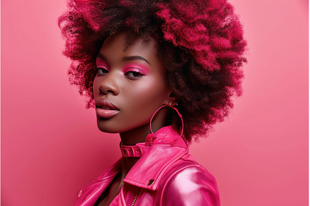 Fashionable woman with bold makeup, a Beauty & Fashion Photo by Ylivdesign