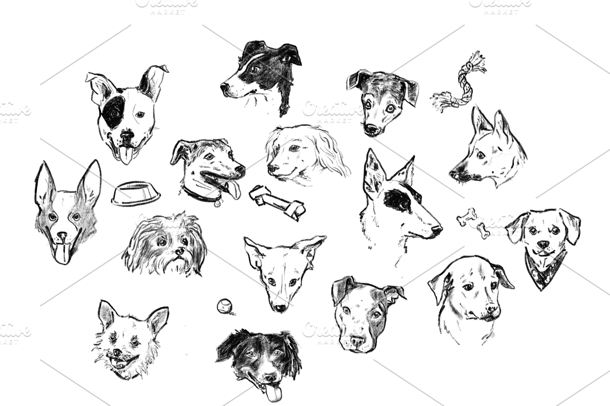 Dog Pack! 15 Marvelous Mutts, an Illustration by dear uncle (Photo 2 of 4)