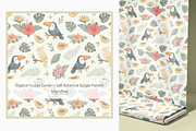 Tropical Toucan Seamless Pattern, a Pattern Graphic by tetiartline (Thumbnail 1 of 3)