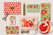 Watercolor Pomegranate clipart, a Decorative Illustration by LukaJreym (Thumbnail 8 of 10)