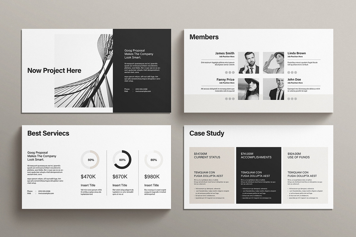 Proposal Presentation Template, a Presentation Template by E-Type (Photo 3 of 5)
