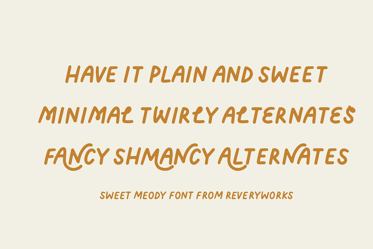 Cashmere Moon Sans (3 fonts), a Handwritten Font by ReveryWorks (Photo 2 of 10)
