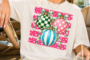 Coquette Christmas Ornaments PNG, a Seasonal Illustration by Rose Art (Thumbnail 2 of 4)