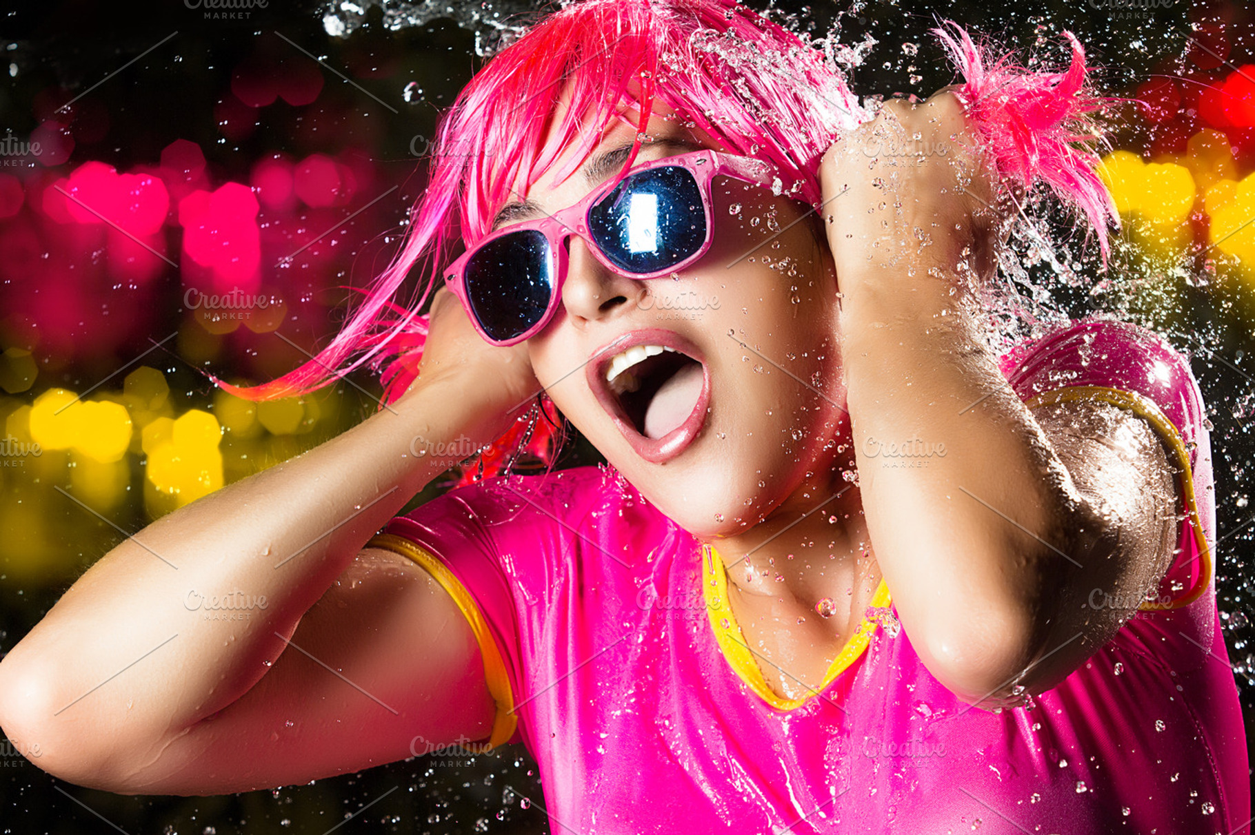 Beauty Party Girl. Water Splash, a Beauty & Fashion Photo by CARLOSANDESTHER