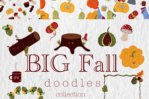 Big Fall Doodles Collection