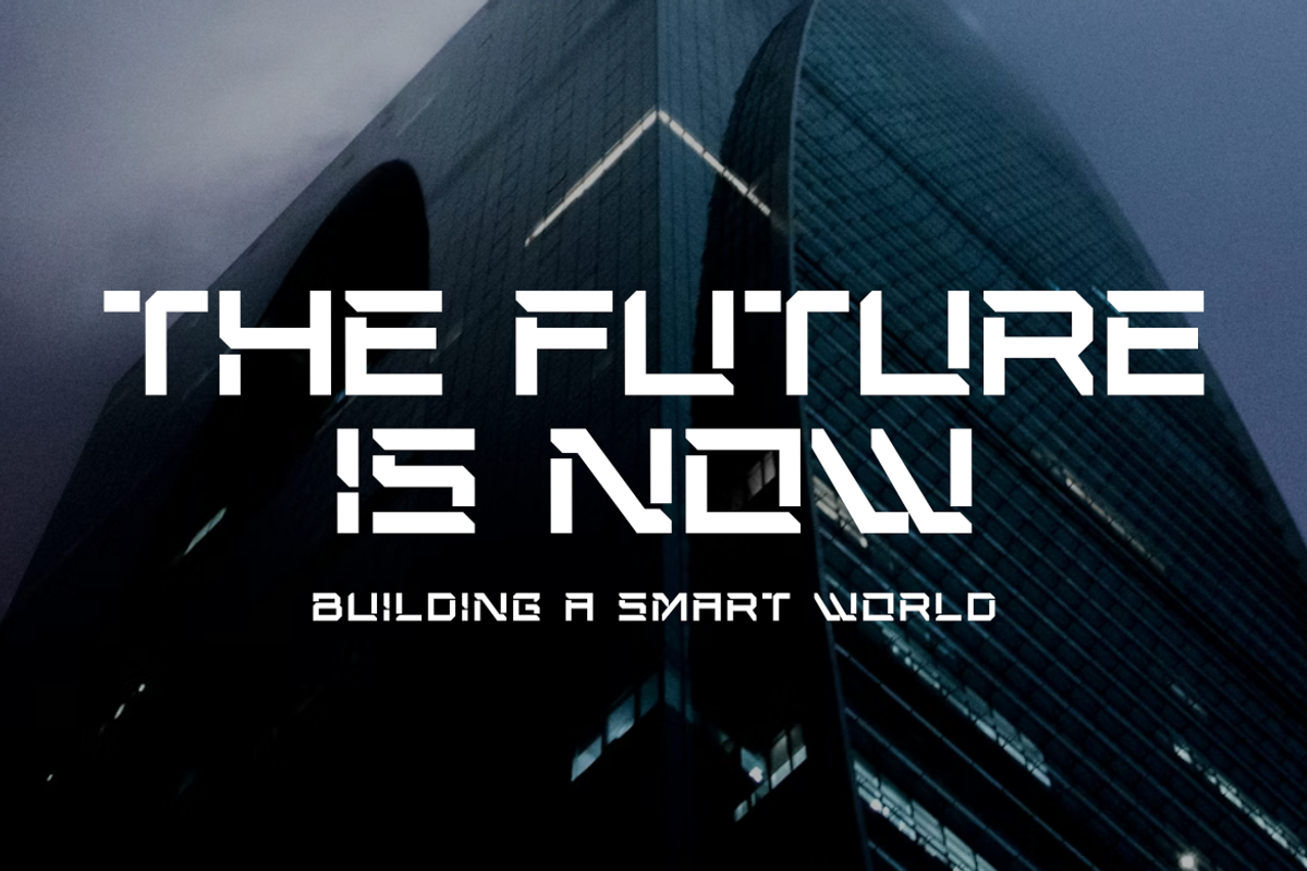 Circuit Forem | Futuristic Techno, a Sans Serif Font by Masyafi Studio (Photo 7 of 8)