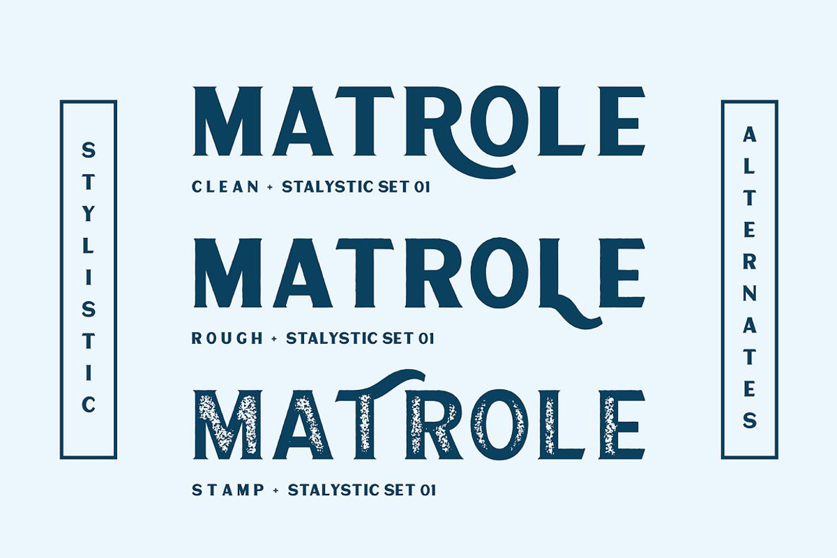 VT Matrole - Vintage Serif preview 5