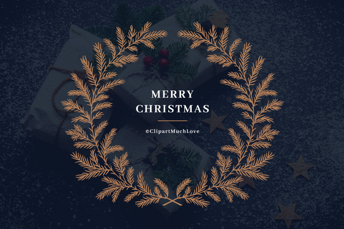 Christmas wreath, Winter Frame SVG, an Object Graphic by ClipartMuchLove (Photo 3 of 6)