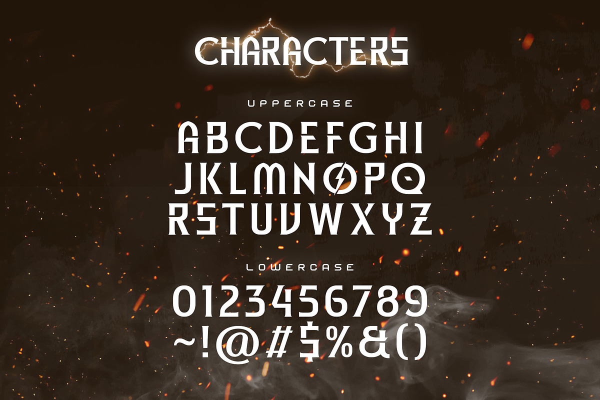 Electrone Superhero Font, a Sans Serif Font by alit design (Photo 8 of 21)