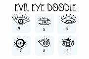 EVIL EYE Doodle | Symbols Fonts, a Symbol Font by Sirinart (Thumbnail 4 of 6)