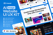 ImazAi - AI Image Website UI KIT, an UI Kit Template by Lumina_ui_ux202 (Thumbnail 1 of 7)