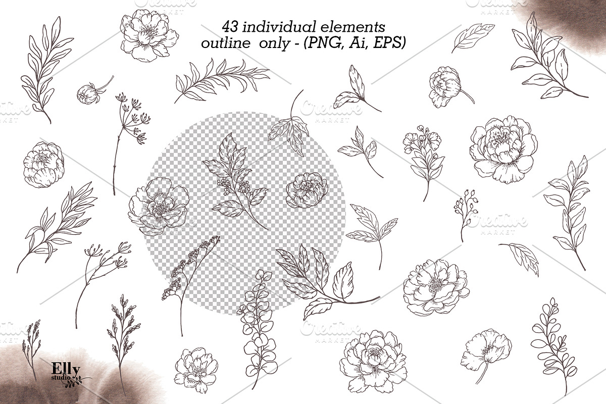 Dark Chocolate Graphic Set, a Decorative Illustration by Elly Studio (Photo 14 of 16)