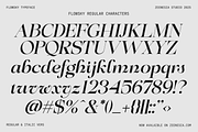 Flowsky Editorial, a Serif Font by zeenesia (Thumbnail 17 of 17)