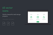 65 line vector icons, an Outline Icon by bart9339 (Thumbnail 4 of 4)