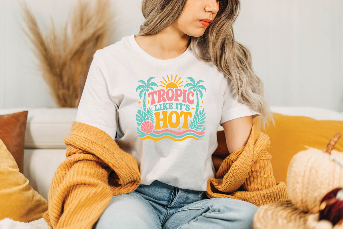 Tropic Like It's Hot Summer Sublimat, a Texture Illustration by DreamPrint404 (Photo 3 of 6)