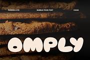 Omply - Bubble Food Font, a Sans Serif Font by Pandeka Studio (Thumbnail 1 of 9)