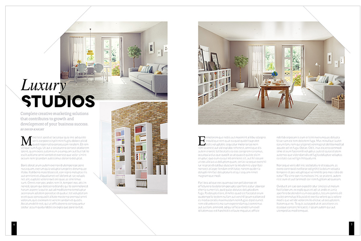 Magazine Template InDesign 11, a Magazine Template by Love Graphic Design (Photo 12 of 20)
