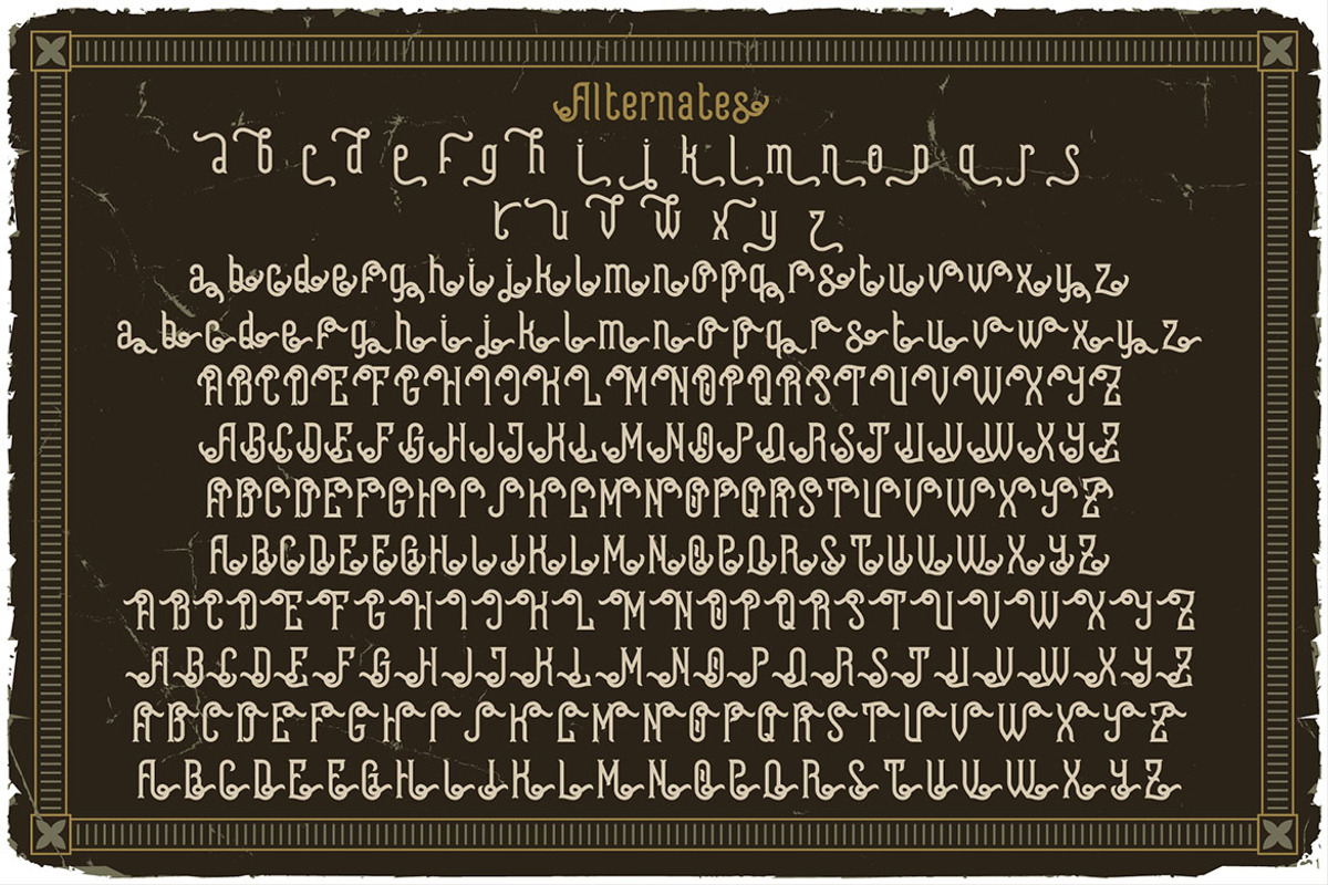 Bourbon Street Display Font, a Serif Font by JumboDesign (Photo 3 of 9)