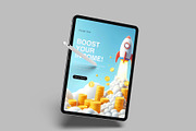 Tablet Screen Mockup, an iPad Mockup by lamorastudio (Thumbnail 7 of 14)