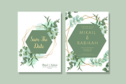 Leave Green Wedding Card, an Invitation Template by Weddinginvitation by Fati (Thumbnail 1 of 2)