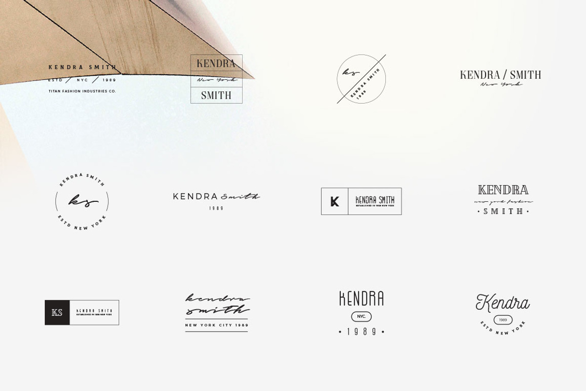50 Branding Fashion Minimal Logos, a Branding & Logo Template by Graphicdome (Photo 7 of 11)
