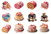 Valentines Cake Clipart, an Illustration by Designworld (Thumbnail 4 of 4)