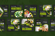 Healthy Food Instagram Post, a Social Media Template by CavenArt (Thumbnail 5 of 5)
