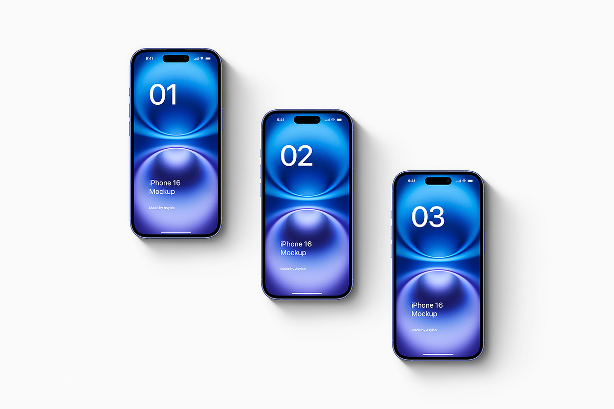 iPhone 16 - 24 Mockups Scenes, an iPhone Mockup by Asylab (Photo 16 of 58)
