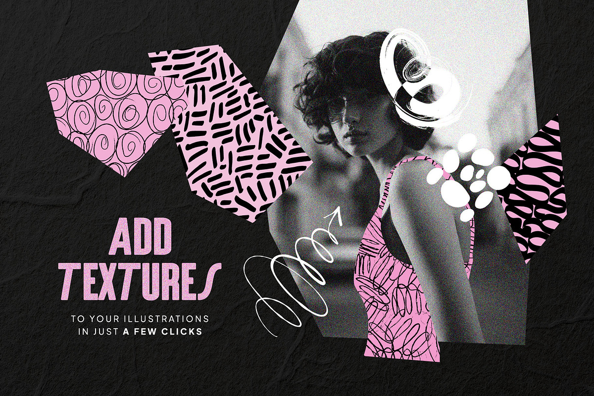 Random Abstract Textures and Brushes