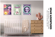 Space Adventures Posters, a Decorative Illustration by Digital Art Creations (Thumbnail 5 of 6)