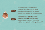 HU Mymyoth KR / 20% OFF, a Sans Serif Font by heummdesign (Thumbnail 3 of 6)