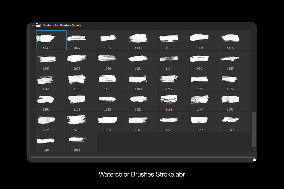 Watercolor Stroke PS Brushes, a Brush Add-On by INTENTFX (Photo 3 of 3)