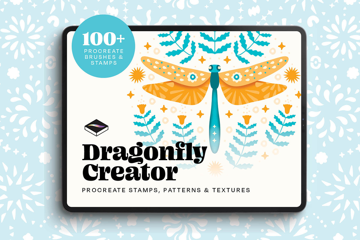 Dragonfly Creator for Procreate, a Brush Add-On by Pencil Twist (Photo 1 of 11)