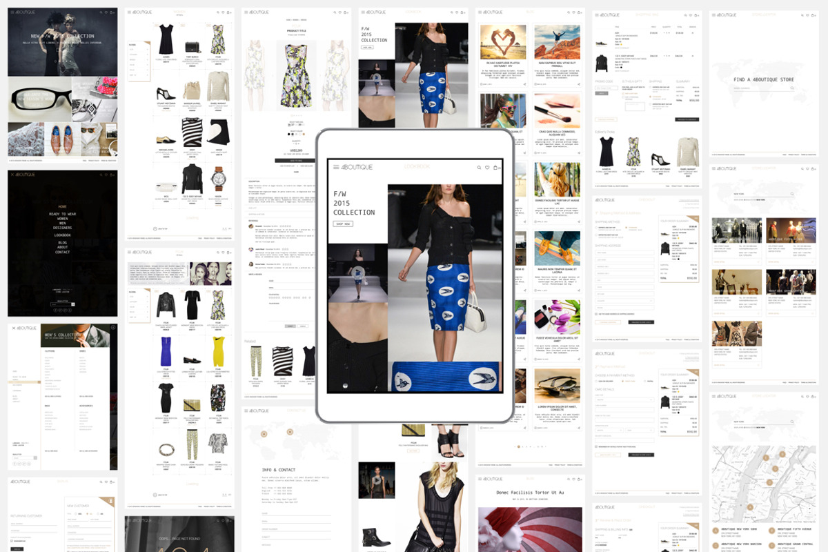 4Boutique Ecommerce UI KIT Bundle, an UI Kit Template by 4EB Studio (Photo 9 of 10)