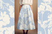 White Blooming Flowers, a Wallpaper Graphic by MalyskaStudio (Thumbnail 11 of 14)