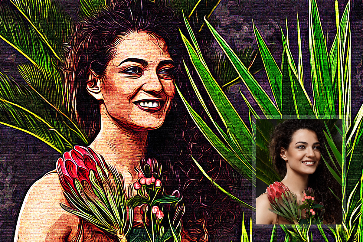 Artistic Oil Paintingt Effect, an Action Add-On by DesignCave (Photo 4 of 5)