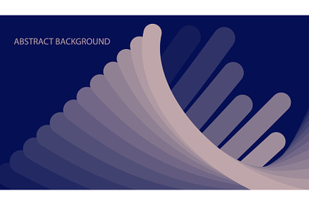Banner with Abstract Shapes