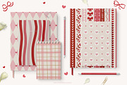 Romantic bows, frames, patterns, a Pattern Graphic by Cozy pattern shop (Thumbnail 8 of 10)