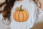 Preppy Boho Fall Pumpkin Clipart, a Seasonal Illustration by Designworld (Thumbnail 6 of 7)