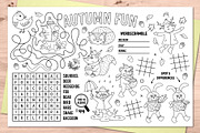 Autumn activity mats collection, an Animal Illustration by Lexi Claus (Thumbnail 3 of 6)