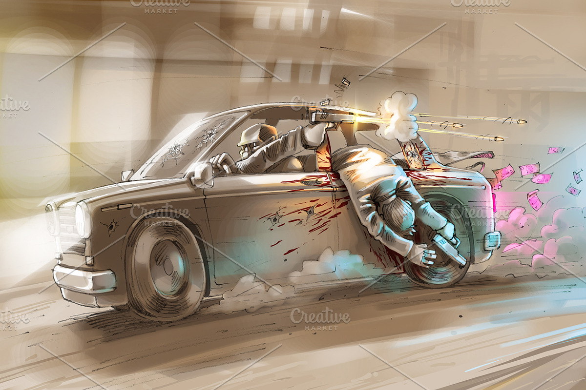 Robbery, a Graphic by LEKS illustrations (Photo 1 of 2)
