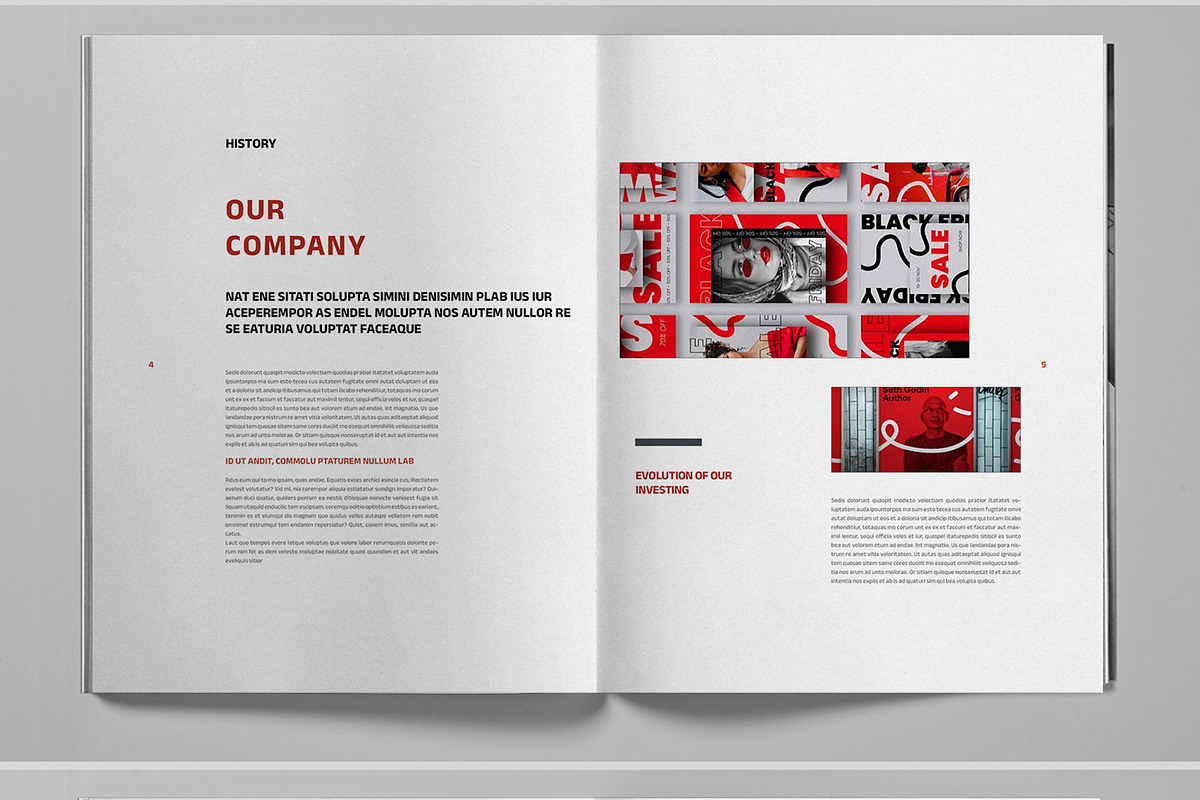 Red Marketing Studio Brochure, a Brochure Template by Boris Cupac (Photo 4 of 7)
