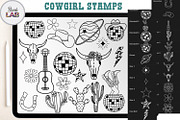 Disco Cowgirl Procreate Set, a Brushes & More by Brush Lab (Thumbnail 3 of 8)